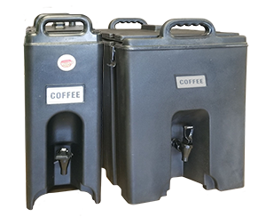 5 and 10 Gallon Cambro Coffee Containers